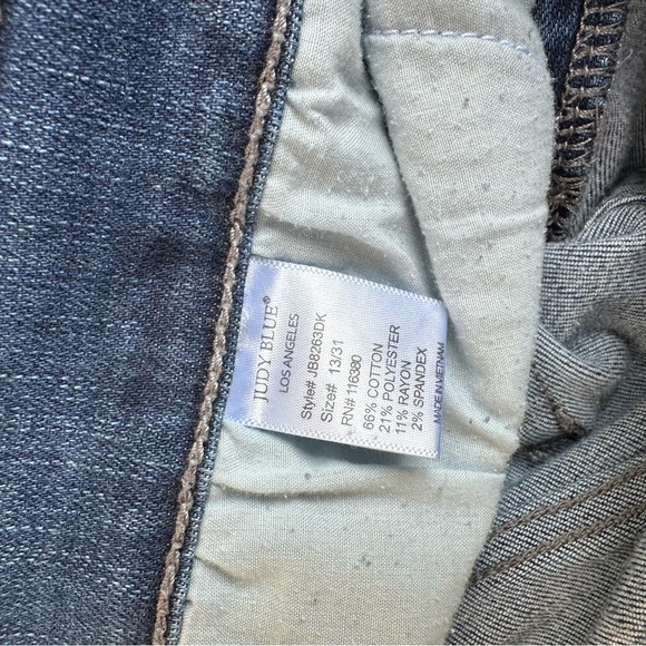 Judy Blue Skinny Jeans Distressed High Rise Ankle Length 31, 13 - Picture 8 of 8